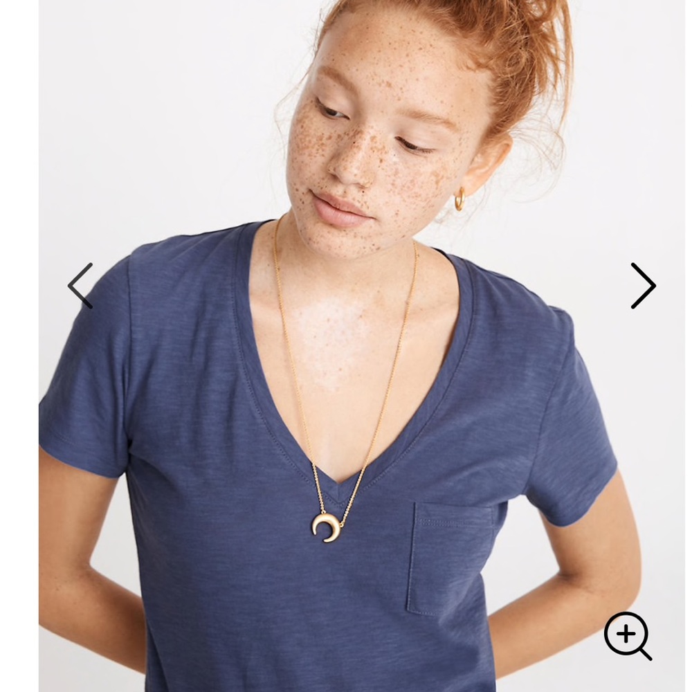 Madewell Whisper Cotton V-neck Pocket Tee